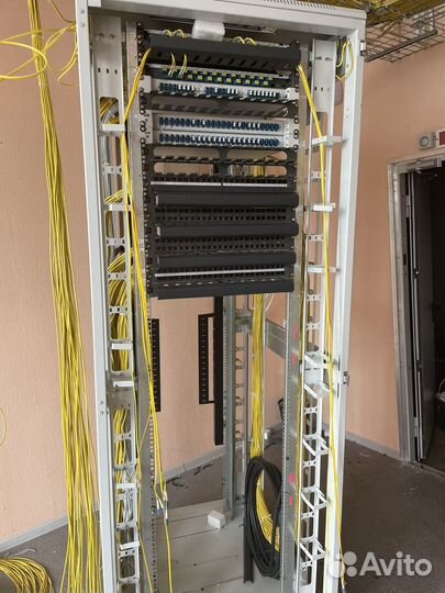 3 штуки коммутационных (серверных) шкафа напольный