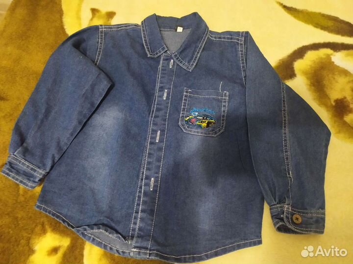 Джинсовая рубашка