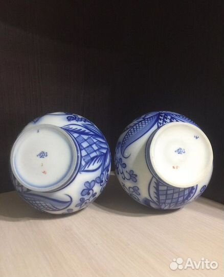 Парные вазочки, лфз, Городецкий