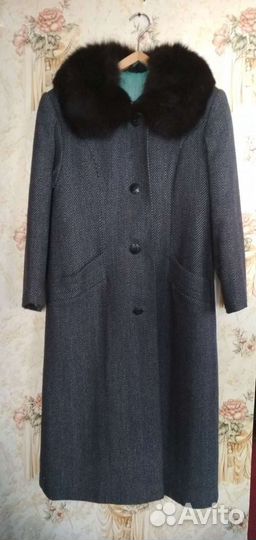Пальто зимнее драповое