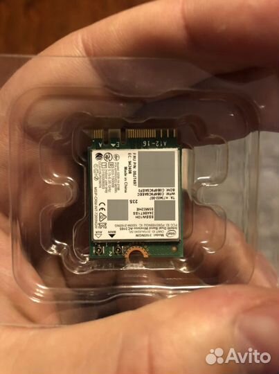 Wi-fi + Bluetooth адаптер intel 3165NGW