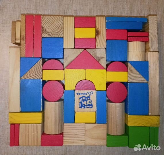 Деревянные кубики Томик