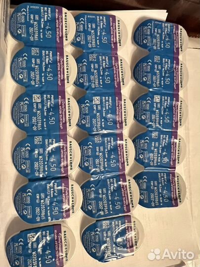 Контактные линзы -4,5 bausch & lomb