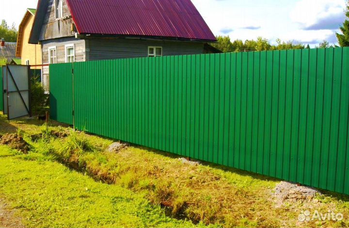Забор из профнастила