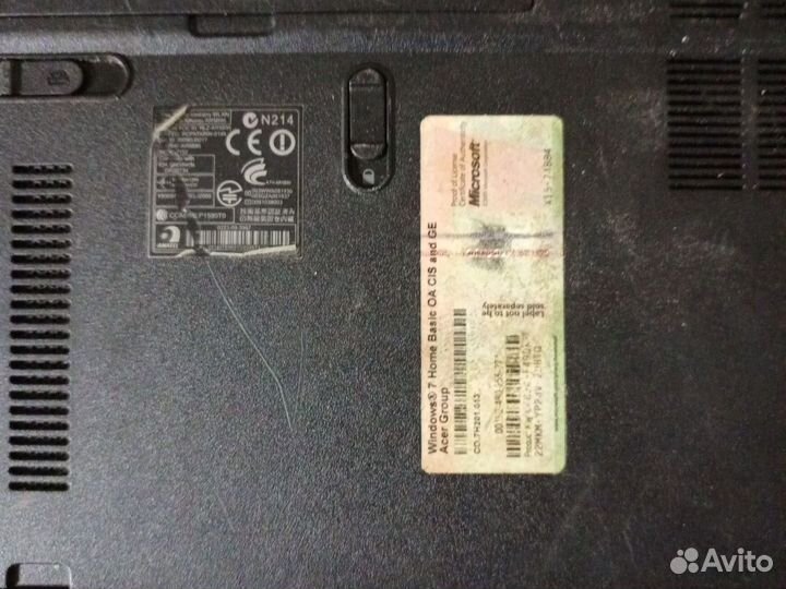 Ноутбук packard Bell