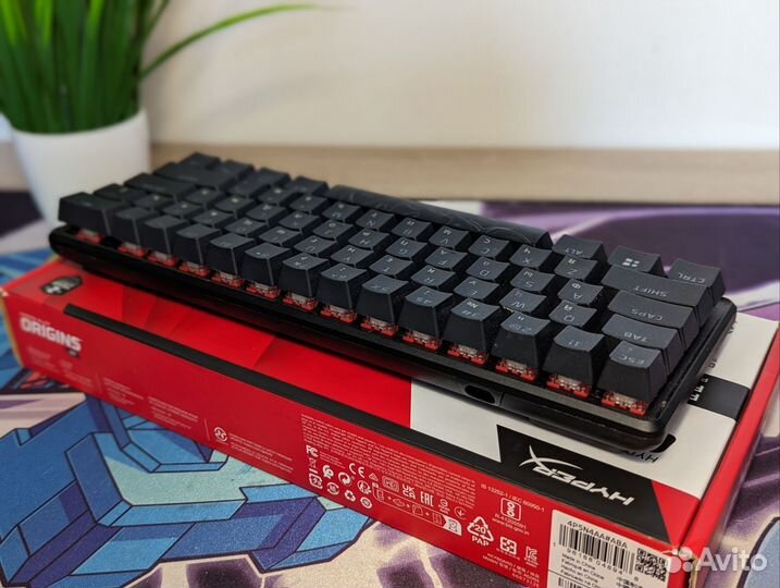 Клавиатура HyperX alloy origins 60 механика