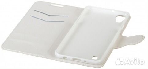 Фирменный Чехол-книжка для LG X Style (белый)