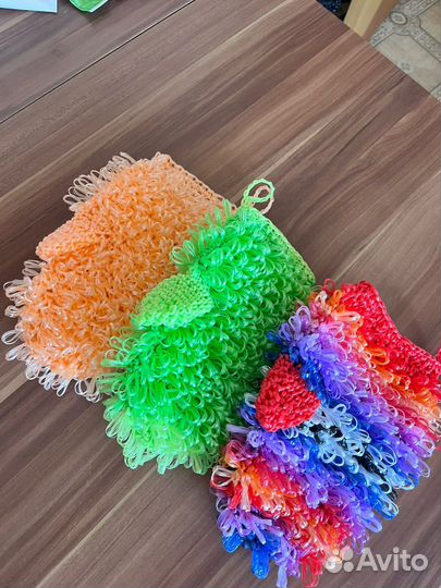 Мочалка ручной работы