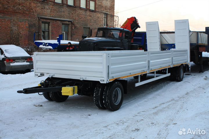 Прицеп бортовой Авиком 88712-01 с поворотным кругом, 2023