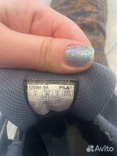 Кроссовки fila р. 39 на мальчика