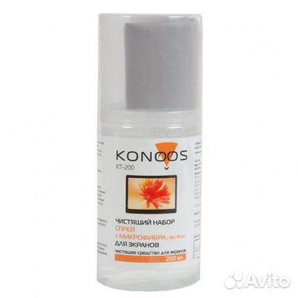 KT-200 Набор Konoos для жк-экранов (спрей 200мл +с