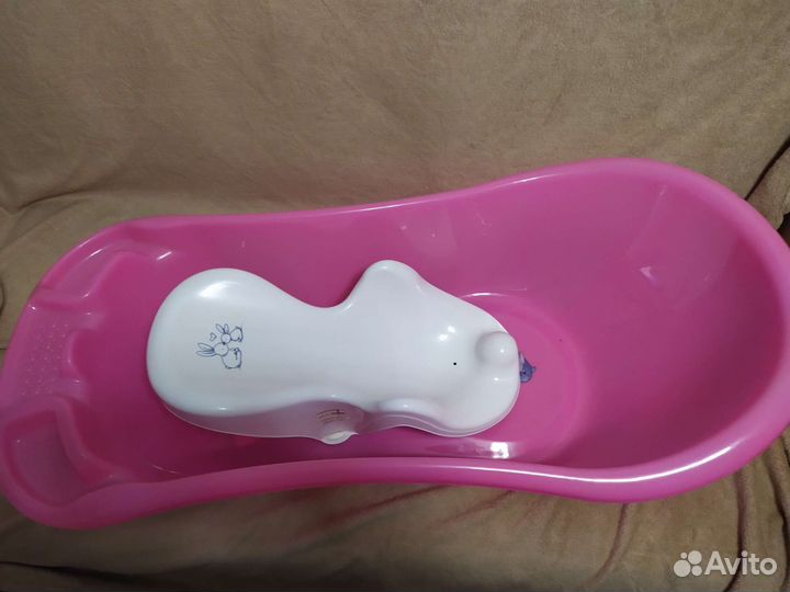Ванночка для купания в подарок горка,круг, сидение