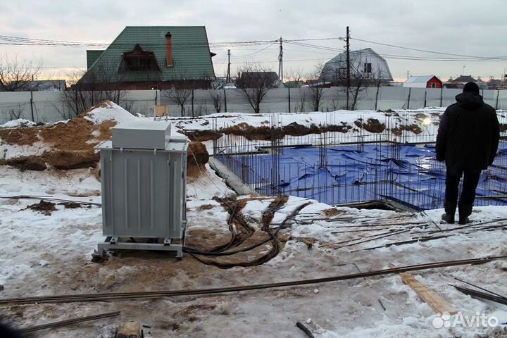 Электрик на прогрев бетона