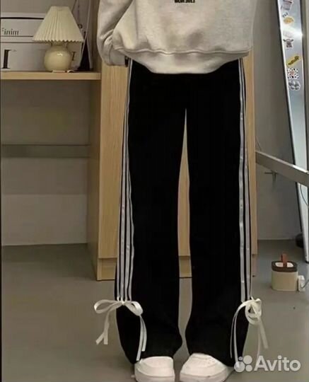 Штаны adidas широкие