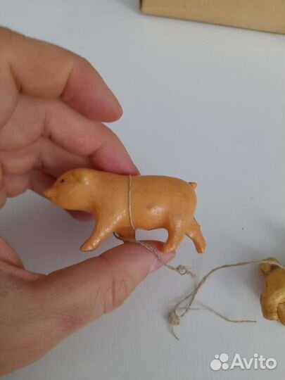 Набор редких советских новогодних игрушек раритет