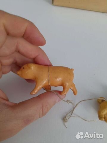 Набор редких советских новогодних игрушек раритет