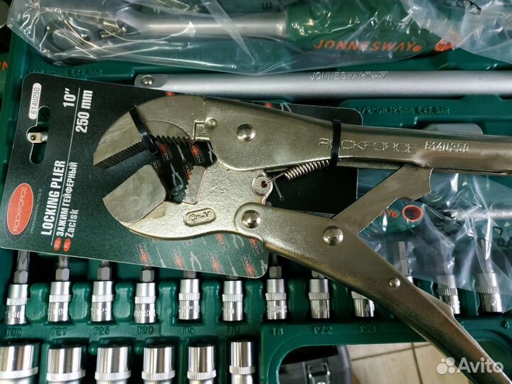 Ручные тиски (зажим) с плавающей губой RockForce