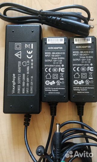 Блок питания 12v 3А