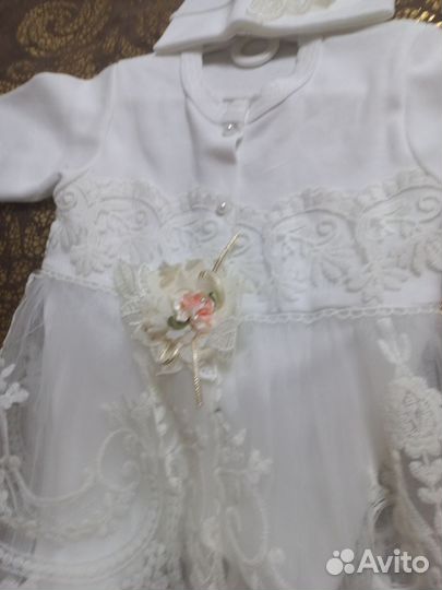 Комплект на выписку для девочки 56 р