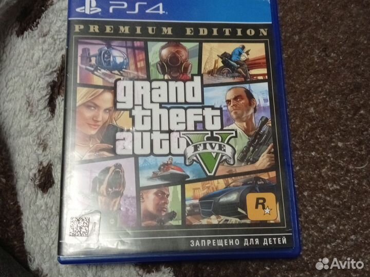 Gta5 ps4 идеал сост только 1 царапина на коробке