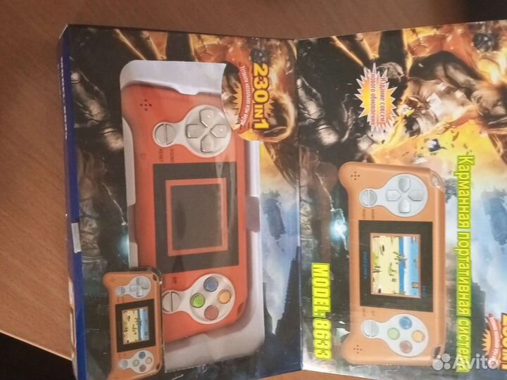 Карманная портативная система с множество игр