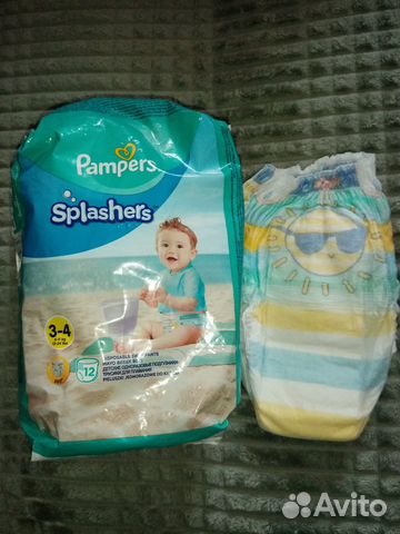 Подгузники-трусики Pampers для плавания