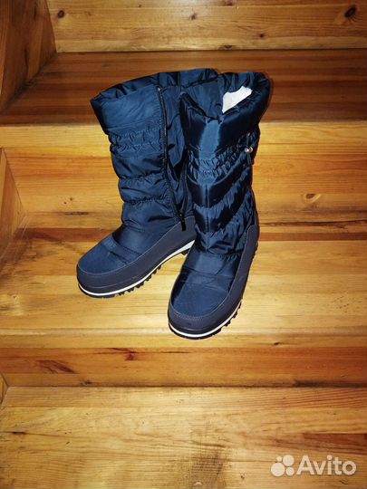 Сапоги зимние женские дутики р. 40