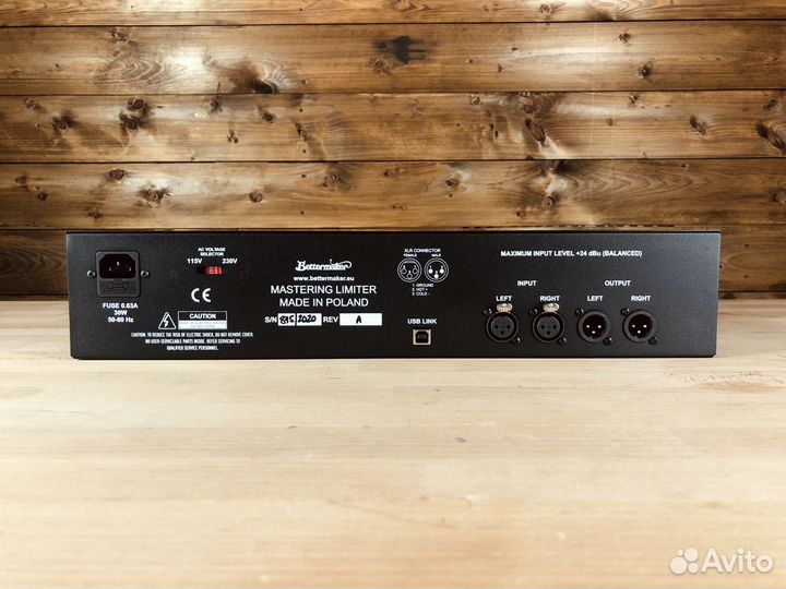 Bettermaker Mastering Limiter в Наличии