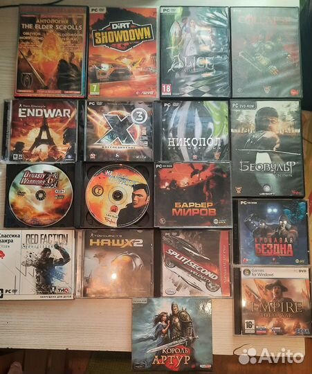 Для пк и диски для игр