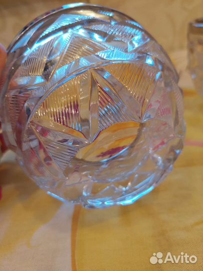 Салатница хрустальная СССР