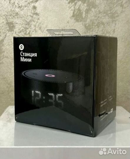 Яндекс Станция Мини 2 с часами. Новая