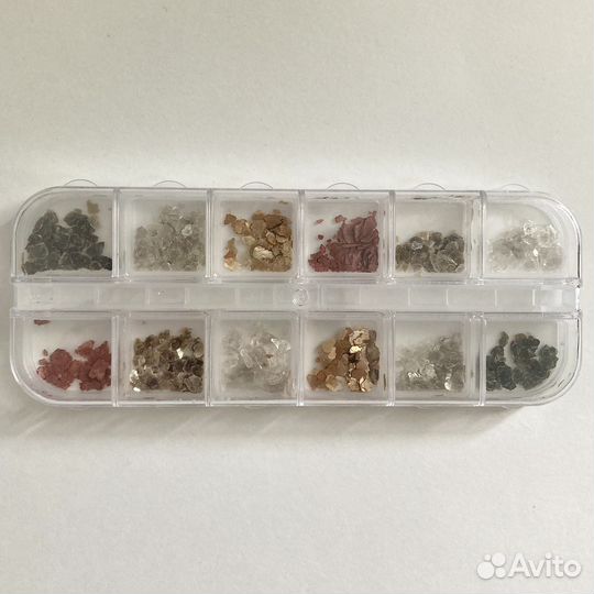 Ракушки для дизайна ногтей