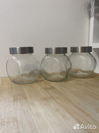 Банки для специй IKEA стекло