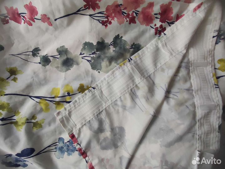 Шторы гардины икеа аскариа (2шт)