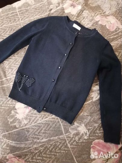 Блузка школьная с кофтой