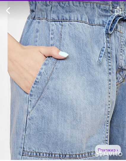 Джинсовый комбинезон