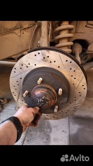 Тормозные диски аналог роторов 6 поршней jbt