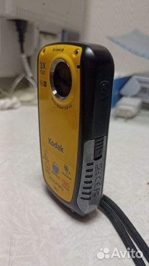 Экшн видеокамера Kodak Pixpro SPZ1 желтый