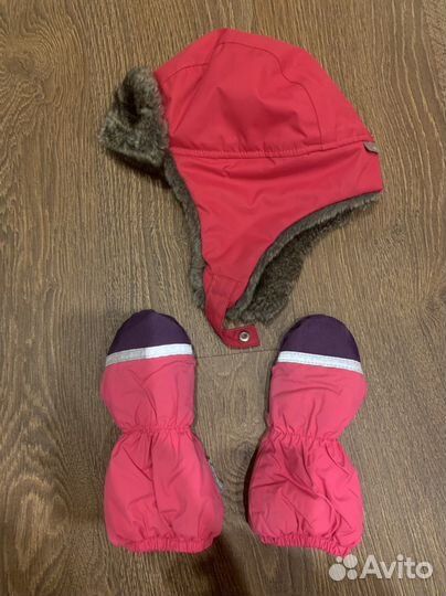 Варежки Керри и шапка ушанка Рейма