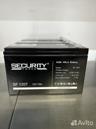 Аккумуляторная батарея security sf1207