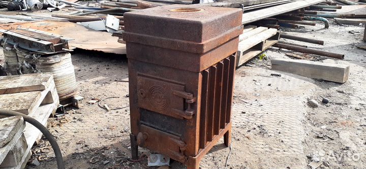 Печь буржуйка чугунная разборная