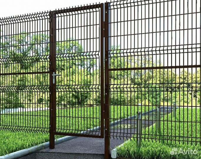 Забор из 3D сетки ,ворота, калитки качественно