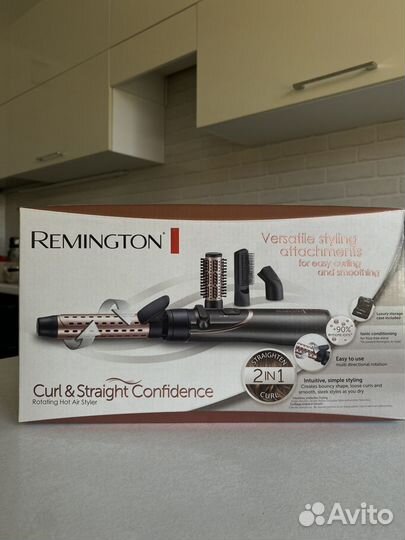 Фен-щетка Remington Curl&Straight Confidence