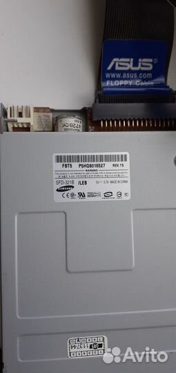Флоппи-дисковод samsung SFD-321B + шлейф