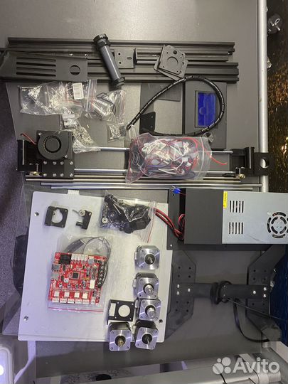 Запчасти от 3Д принтера anet a8 plus