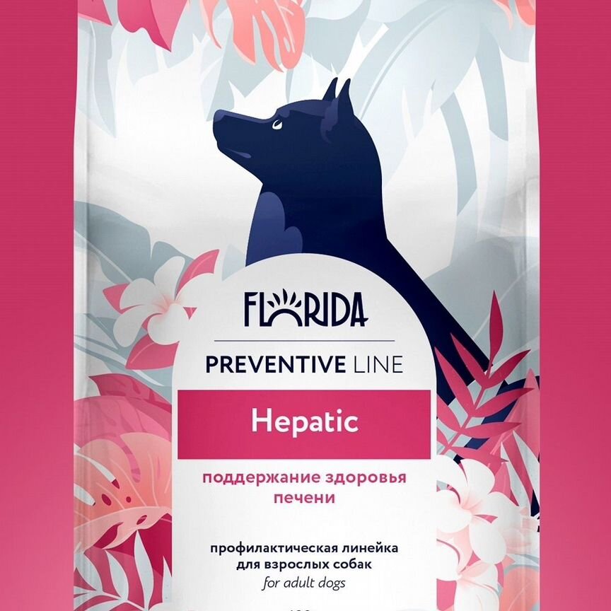 Florida Preventive Line hepatic сухой корм для соб