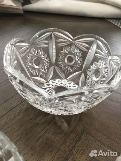 Хрустальные вазочки