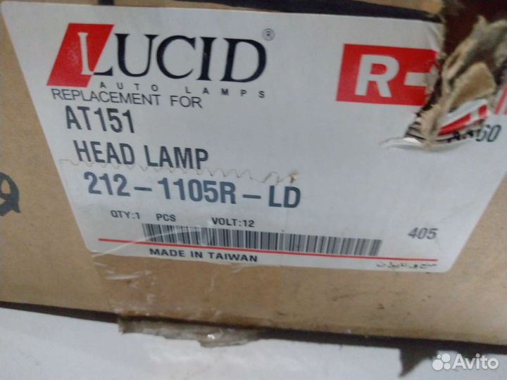 Фара основная правая toyota corona