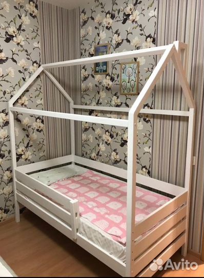 Кровать детская одноярусная Домик 1600*800