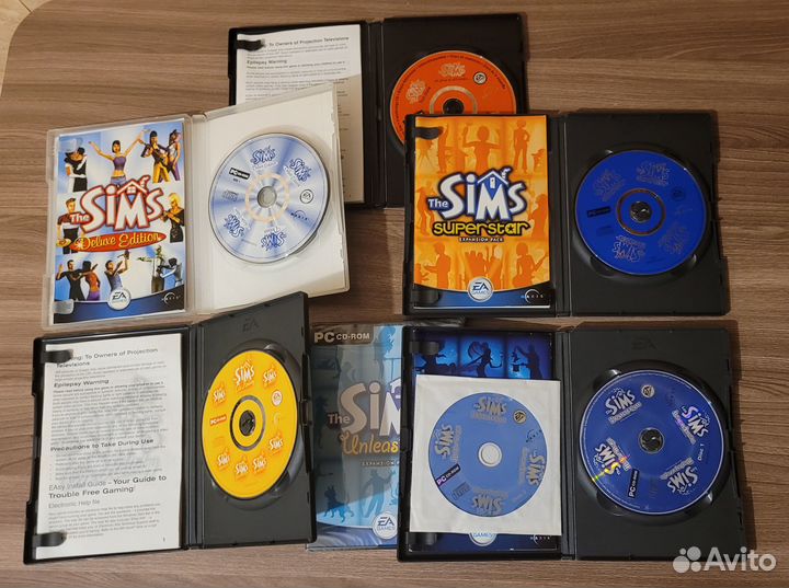 Диски с игрой The Sims 1